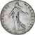 Moneda, Francia, Semeuse, 50 Centimes, 1916, Paris, MBC+, Plata, KM:854