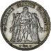 Francia, Hercule, 5 Francs, 1873, Paris, MBC+, Plata, KM:820.1, Gadoury:745a