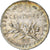 Moneta, Francja, Semeuse, 50 Centimes, 1915, Paris, AU(50-53), Srebro, KM:854