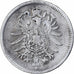 Monnaie, GERMANY - EMPIRE, Wilhelm I, Mark, 1875, Stuttgart, TB, Argent, KM:7