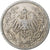 Coin, GERMANY - EMPIRE, 1/2 Mark, 1907, Berlin, EF(40-45), Silver, KM:17