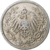 Coin, GERMANY - EMPIRE, 1/2 Mark, 1907, Berlin, EF(40-45), Silver, KM:17