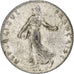 Moneta, Francja, Semeuse, 50 Centimes, 1909, Paris, AU(50-53), Srebro, KM:854