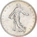 FRANCE, Semeuse, Franc, 1918, Paris, KM #844.1, MS(60-62), Silver, 23, Gadoury..