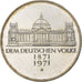 ALEMANHA - REPÚBLICA FEDERAL, 5 Mark, 1971, Karlsruhe, Prata, MS(60-62)