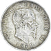 Moneta, Italia, Vittorio Emanuele II, 5 Lire, 1871, Milan, MB, Argento, KM:8.3