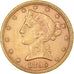 Munten, Verenigde Staten, Coronet Head, $5, Half Eagle, 1895, U.S. Mint
