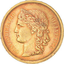 Monnaie, Suisse, 20 Francs, 1886, TTB+, Or, KM:31.3