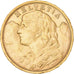 Coin, Switzerland, 20 Francs, 1909, Bern, AU(55-58), Gold, KM:35.1