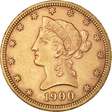 Moneda, Estados Unidos, Coronet Head, $10, Eagle, 1900, U.S. Mint, Philadelphia