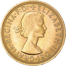 Moneda, Gran Bretaña, Elizabeth II, Sovereign, 1967, EBC+, Oro, KM:908