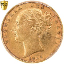 Munten, Groot Bretagne, Victoria, Sovereign, 1869, London, PCGS, AU53, ZF+