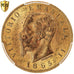 Coin, Italy, Vittorio Emanuele II, 20 Lire, 1865, Torino, PCGS, MS63, MS(63)