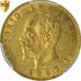 Moneta, Italia, Vittorio Emanuele II, 20 Lire, 1863, Torino, PCGS, AU58, SPL-