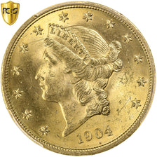 Estados Unidos, $20, Double Eagle, Liberty Head, 1904, Philadelphia, Oro, PCGS