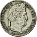 Moneda, Francia, Louis-Philippe, 1/4 Franc, 1841, Paris, MBC+, Plata