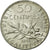 Moneda, Francia, Semeuse, 50 Centimes, 1898, EBC, Plata, Gadoury:420