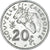 Munten, Nieuw -Caledonië, 20 Francs, 1967