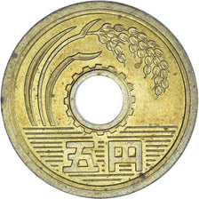 Moeda, Japão, 5 Yen, 1962