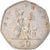 Monnaie, Grande-Bretagne, Elizabeth II, 50 New Pence, 1969, TB+, Cupro-nickel