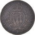 Coin, San Marino, 5 Centesimi, 1864, Rome, EF(40-45), Copper, KM:1