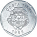 Moneda, Costa Rica, 5 Colones, 1983, MBC, Acero inoxidable, KM:214.1