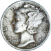 Moneta, USA, Mercury Dime, Dime, 1944, U.S. Mint, Philadelphia, VF(20-25)