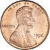 Moeda, Estados Unidos da América, Lincoln Cent, Cent, 1996, U.S. Mint