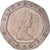 Moeda, Grã-Bretanha, Elizabeth II, 20 Pence, 1982, EF(40-45), Cobre-níquel