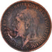 Moeda, Grã-Bretanha, George V, Penny, 1927, F(12-15), Bronze, KM:826