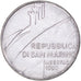 Coin, San Marino, 100 Lire, 1990, Rome, EF(40-45), Acier inoxydable, KM:254