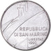 Coin, San Marino, 100 Lire, 1990, Rome, AU(50-53), Acier inoxydable, KM:254