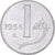 Moneda, Italia, Lira, 1954, Rome, MBC+, Aluminio, KM:91