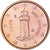 San Marino, Euro Cent, 2006, Rome, AU(50-53), Aço Cromado a Cobre, KM:440