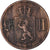 Monnaie, Norvège, Oscar II, Ore, 1877, TTB+, Bronze, KM:352