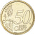 Vatican, 50 Euro Cent, 2011, Rome, Doré, MS(64), Brass Gilt