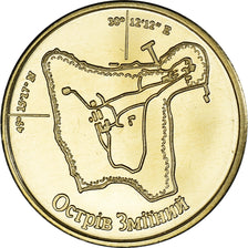 Munten, Oekraïne, 100 Hryven, 2022, île du serpent.FDC, FDC, Aluminum-Bronze