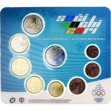 Slowakije, Euro-Set, 2014, BU - JO Sotchi, FDC, n.v.t.