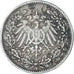 Moeda, ALEMANHA - IMPÉRIO, 1/2 Mark, 1918, Munich, AU(55-58), Prata, KM:17