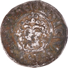 Moneda, Gran Bretaña, John, Penny, 1205-1207, London, BC+, Plata