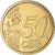 Vatican, 50 Euro Cent, 2011, Rome, Doré, MS(64), Brass Gilt