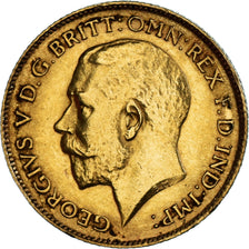 Moneta, Wielka Brytania, George V, 1/2 Sovereign, 1913, AU(50-53), Złoto