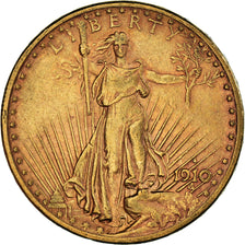 Monnaie, États-Unis, Saint-Gaudens, $20, Double Eagle, 1910, U.S. Mint, San