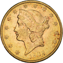 Moeda, Estados Unidos da América, Double Eagle, $20, Double Eagle, 1902, San