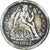 Moeda, Estados Unidos da América, Seated Liberty Dime, Dime, 1857, U.S. Mint