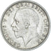 Monnaie, Grande-Bretagne, George V, Florin, Two Shillings, 1936, TTB, Argent