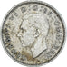 Moeda, Grã-Bretanha, George VI, 6 Pence, 1943, EF(40-45), Prata, KM:852