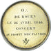 Francia, medaglia, Masonic, Orient de Rouen, Concert au Profit des Pauvres