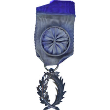 França, Palmes Académiques Officier, medalha, Qualidade Muito Boa, Prata, 36 X