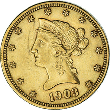 Monnaie, États-Unis, Coronet Head, $10, Eagle, 1903, U.S. Mint, New Orleans